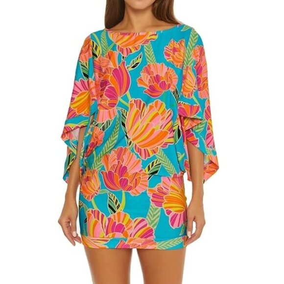 Trina Turk | Swim | Nwt Trina Turk Womens Poppy Tunic Dress Beach Cover ...